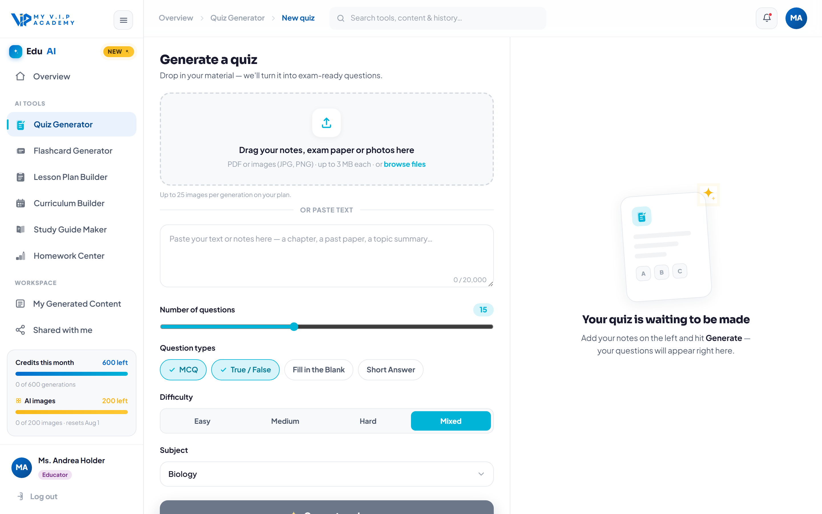 Quiz Generator